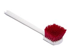 Pot Brush 20" Long Handle Red Polyester