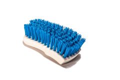 Pail Brush Blue Nylon  6 1/2 x 2 1/2" 1 1/4"trim