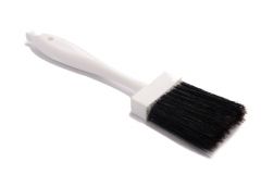Pastry Brush 2" Flat Black Boar Hair