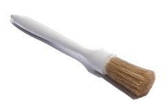 Grease Brush 1" Round White Boar Hair
